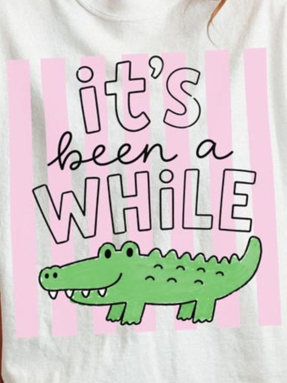 Back to School Teacher Shirt, It's Been a While Crocodile Shirt - Picture 2 of 4
